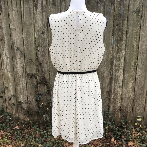 Elle Polka Dot Dress Size 14 - Picture 4 of 8